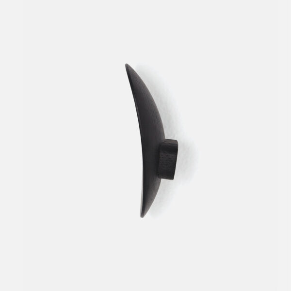Luna Wall Hook Large Black Stained Oak - Image 2