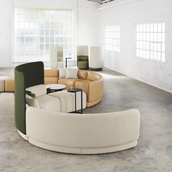 Mega Tulip Round Chaise Right - Image 4