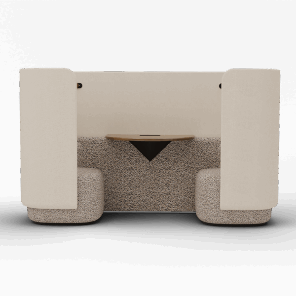 Mega Tulip 2 Person Booth with Table