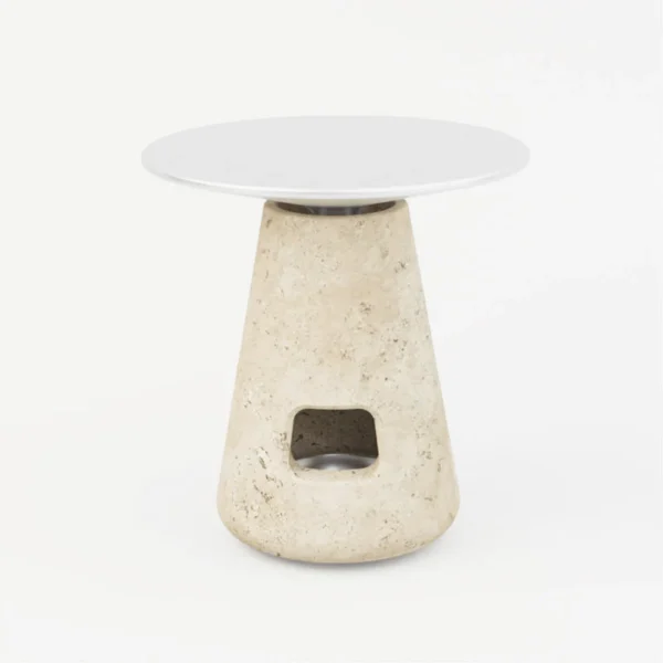 Umbo Oil Burner Travertine