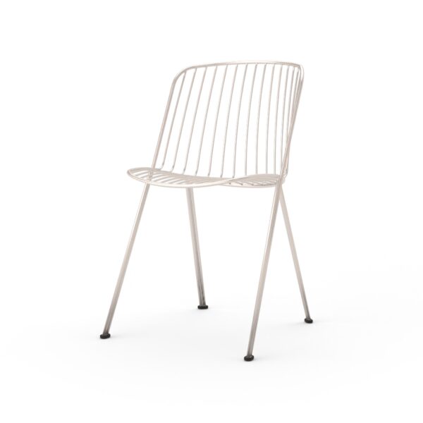 Terrace Dining Chair Stainless Steel - Image 4