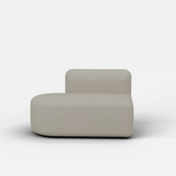 Mega Tulip Round Chaise Right Low